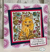 Woodware A6 Clear Stamp Set - Woodland Fox