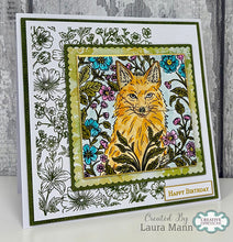 Woodware A6 Clear Stamp Set - Woodland Fox