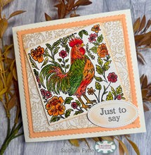 Woodware A6 Clear Stamp Set - Woodblock Impressions