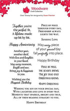 Woodware A6 Clear Stamp Set - Piece by Piece