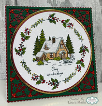 Woodware A6 Clear Stamp Set - Holly and Pine Sprigs