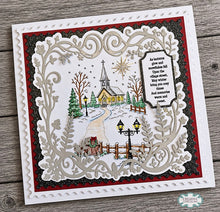 Woodware A6 Clear Stamp Set - Silent Night Cottage