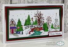 Woodware A6 Clear Stamp Set - Silent Night Cottage