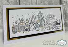 Woodware A6 Clear Stamp Set - Silent Night Cottage