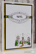 Woodware A6 Clear Stamp Set - Silent Night Cottage