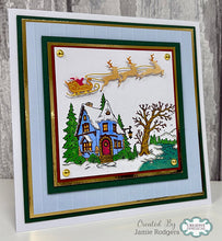 Woodware A6 Clear Stamp Set - Snowfall Haven