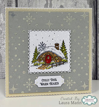 Woodware A6 Clear Stamp Set - Snowfall Haven
