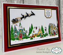 Woodware A6 Clear Stamp Set - Snowfall Haven