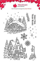 Woodware A6 Clear Stamp Set - Snowfall Haven