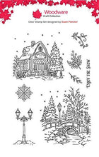 Woodware A6 Clear Stamp Set - Old Bridge Bakehouse