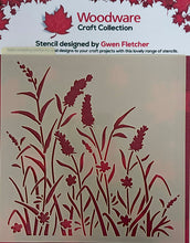 Woodware 6 x 6 Stencil - Whispering Grass