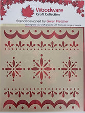 Woodware 6 x 6 Stencil - Spangles