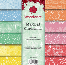 Woodware 8 x 8 Paper Pad - Magical Christmas