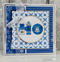 Woodware 6 x 6 Stencil - Quilted