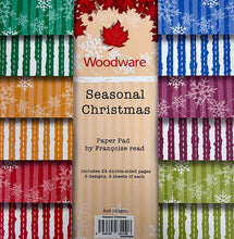 Woodware 8 x 8 Paper Pad - Seasonal Christmas