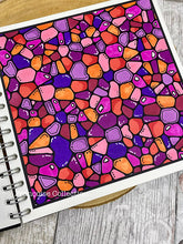 Woodware 8 x 8 Paper Pad - Doodle Colouring Pages