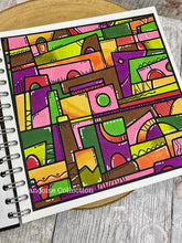 Woodware 8 x 8 Paper Pad - Doodle Colouring Pages