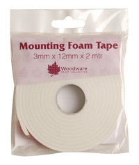 Woodware Mounting Foam Tape - 3mm x 12mm x 2m