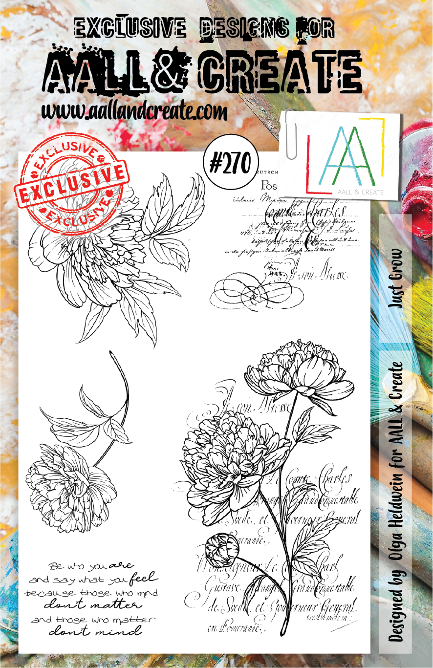 AALL & Create A5 Stamp Set #270 - Just Grow