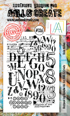 AALL & Create A6 Stamp Set #336 - Bold Alphas