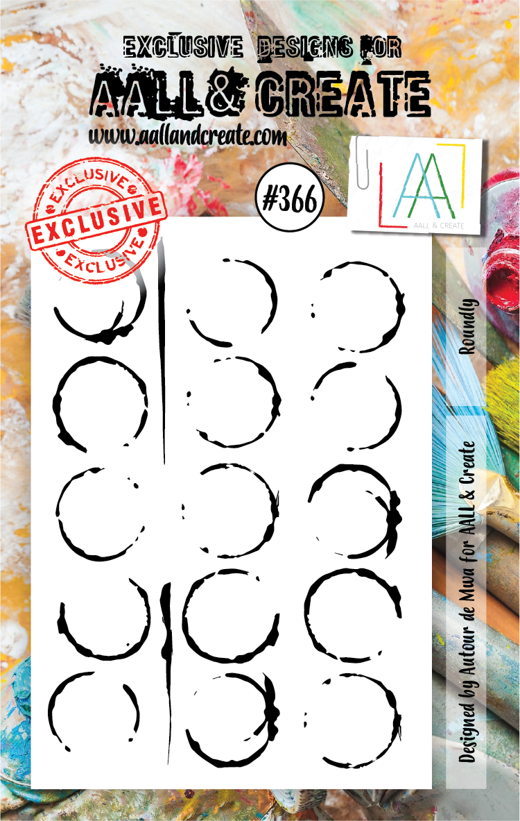 AALL & Create A7 Stamp Set #366 - Roundly