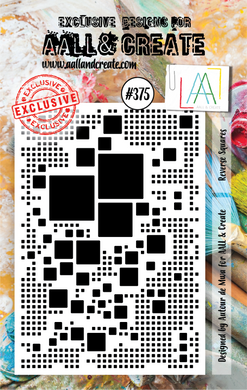 AALL & Create A7 Stamp Set #375 - Reverse Squares