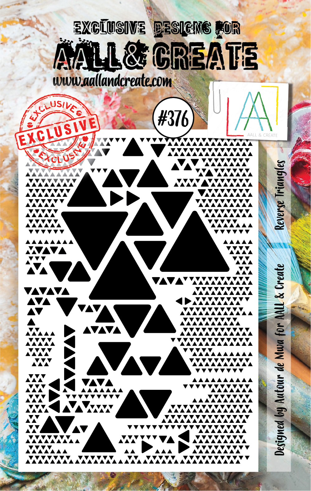 AALL & Create A7 Stamp Set #376 - Reverse Triangles