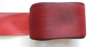 Solid Two Tone Ribbon 1.5" - Red 5m
