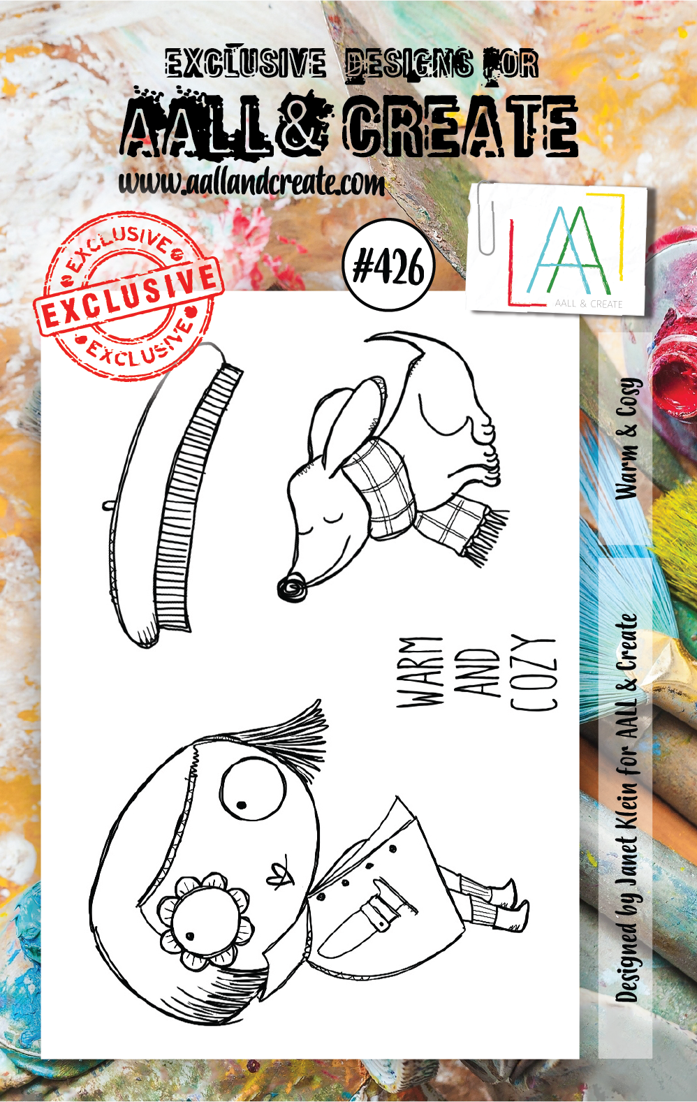 AALL & Create A7 Stamp Set #426 - Warm & Cosy