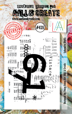 AALL & Create A7 Stamp Set #438 - Ephemera Digits
