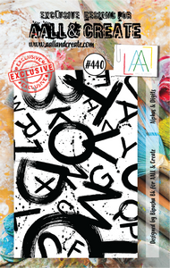 AALL & Create A7 Stamp Set #440 - Alphas & Digits