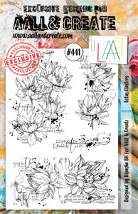 AALL & Create A5 Stamp Set #441 - Lotus Clusters