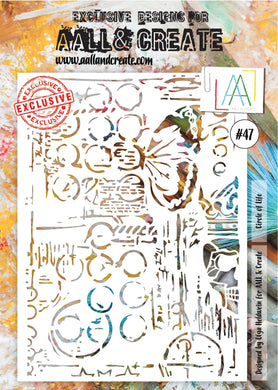 AALL & Create A4 Stencil #47 - Circle of Life