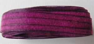 Sheer Iridescent Ribbon 3/8" - Grape Fuchsia 3m