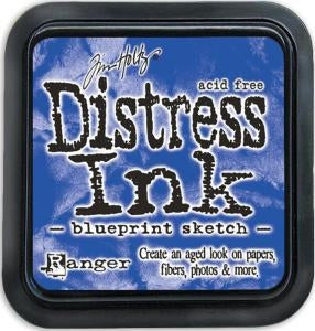 Distress Ink Pad - Blueprint Sketch