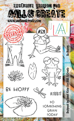 AALL & Create A6 Stamp Set #521 - Be Hoppy