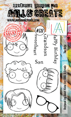 AALL & Create A6 Stamp Set #527 - The Boys