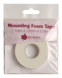 Woodware Mounting Foam Tape - 1mm x 12mm x 2m