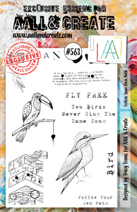 AALL & Create A5 Stamp Set #563 - Follow Your Own Path