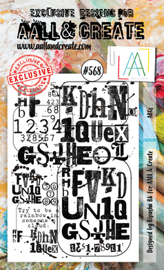 AALL & Create A6 Stamp Set #568 - ABCs