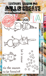 AALL & Create A6 Stamp Set #580 - Let it Snow