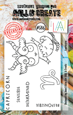 AALL & Create A7 Stamp Set #586 - Capricorn