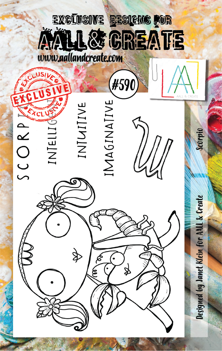 AALL & Create A7 Stamp Set #590 - Scorpio