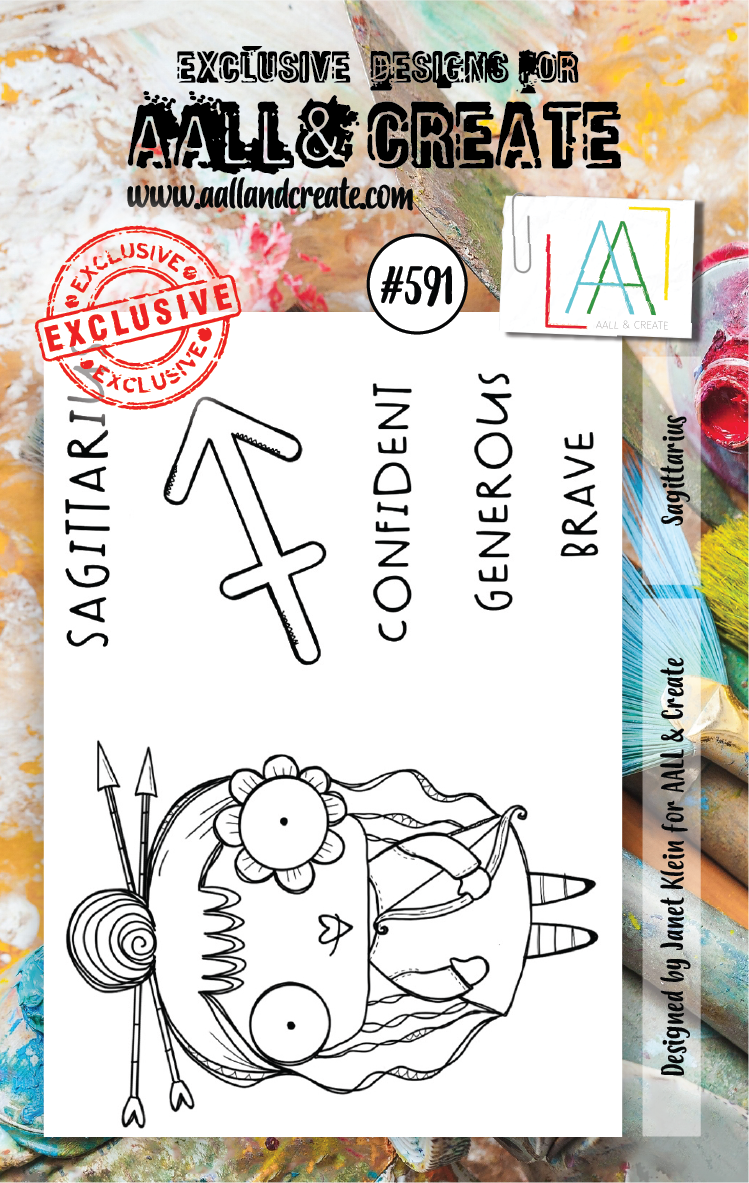 AALL & Create A7 Stamp Set #591 - Sagittarius
