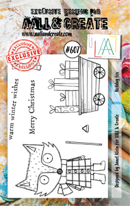 AALL & Create A7 Stamp Set #607 - Holiday Fox