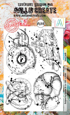AALL & Create A6 Stamp Set #644 - Sweet Tooth