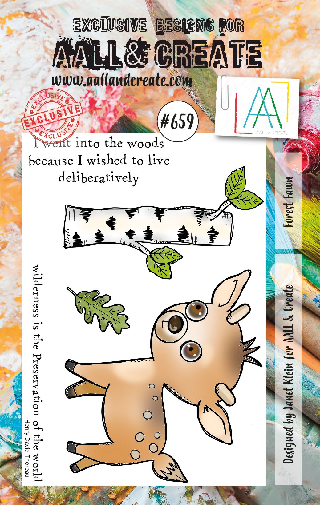 AALL & Create A7 Stamp Set #659 - Forest Fawn