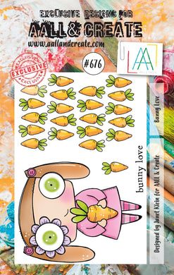 AALL & Create A7 Stamp Set #676 - Bunny Love