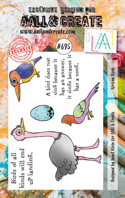 AALL & Create A7 Stamp Set #695 - African Birds