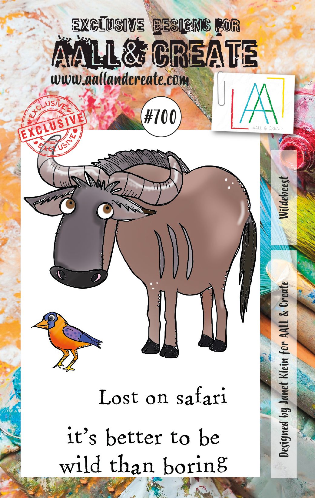 AALL & Create A7 Stamp Set #700 - Wildebeest
